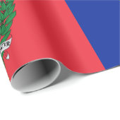 Vlag van Parijs, Frankrijk Cadeaupapier (Rol Hoek)