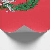 Vlag van Parijs (Frankrijk) Cadeaupapier (Hoek)