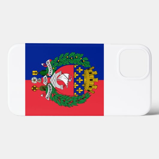 Vlag van Parijs, Frankrijk Case-Mate iPhone Case (Achterkant (horizontaal))