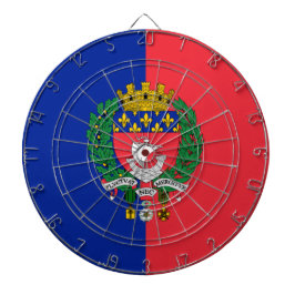 Vlag van Parijs (Frankrijk) Dartbord