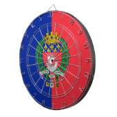 Vlag van Parijs (Frankrijk) Dartbord (Voorkant Rechts)