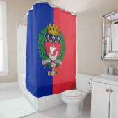 Vlag van Parijs (Frankrijk) Douchegordijn (In situ)