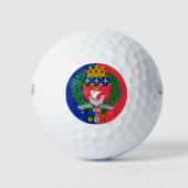 Vlag van Parijs, Frankrijk Golfballen (Voorkant)