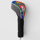 Vlag van Parijs, Frankrijk Golfheadcover (Schuin)