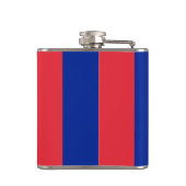 Vlag van Parijs, Frankrijk Heupfles (Achterkant)