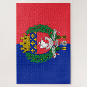 Vlag van Parijs (Frankrijk) Legpuzzel (Verticaal)