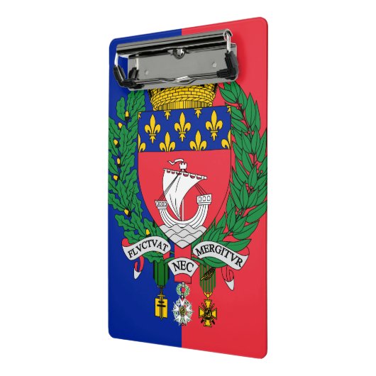 Vlag van Parijs, Frankrijk Mini Klembord (Angled2)