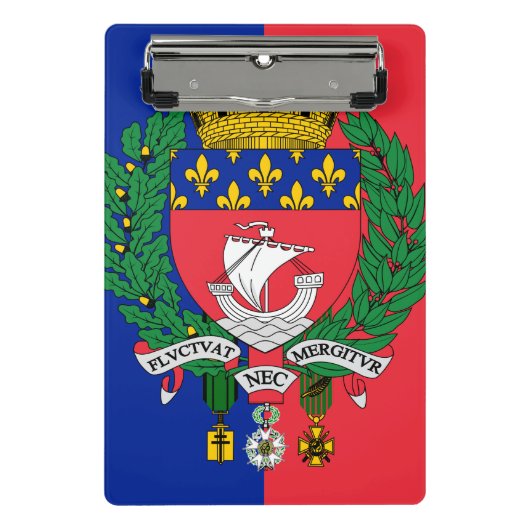 Vlag van Parijs, Frankrijk Mini Klembord (Voorkant)