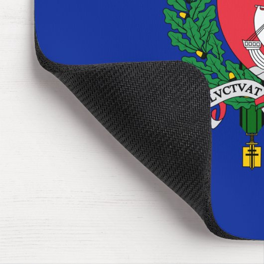 Vlag van Parijs (Frankrijk) Muismat (Hoek)