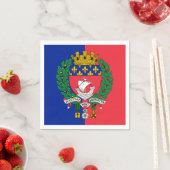 Vlag van Parijs, Frankrijk Servet (Insitu)