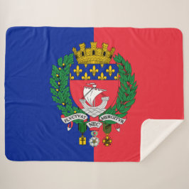 Vlag van Parijs (Frankrijk) Sherpa Deken