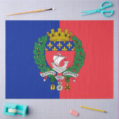 Vlag van Parijs (Frankrijk) Tissuepapier (Craft)