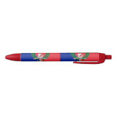 Vlag van Parijs, Frankrijk Zwarte Inkt Pen (Bodem)