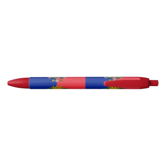 Vlag van Parijs, Frankrijk Zwarte Inkt Pen (Achterkant)