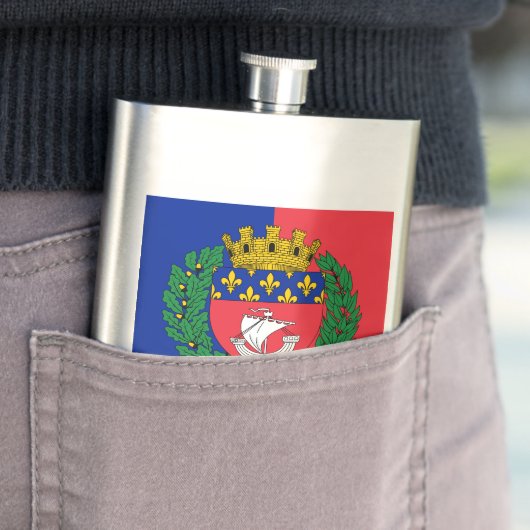 Vlag van Parijs, Franse fles Flacon (Voorbeeld)