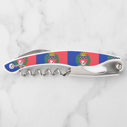 Vlag van Parijs, Franse Kurkentrekker van Waiter (Achterkant)