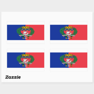 Vlag van Parijs, Franse rechthoekige Sticker