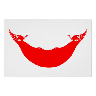 Vlag van Pasen Perfect Poster