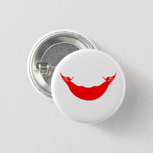 Vlag van Pasen Ronde Button 3,2 Cm (Voorkant /achterkant)
