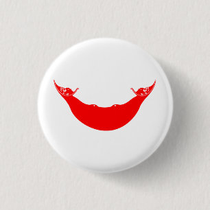 Vlag van Pasen Ronde Button 3,2 Cm