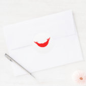 Vlag van Pasen Ronde Sticker (Envelop)