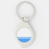 Vlag van Patriotic Altai Sleutelhanger (Voorkant)