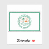 Vlag van Pembroke Pines, Florida, VS Sticker (Vel)