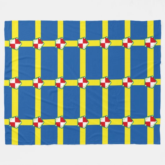 Vlag van Pembrokeshire Fleece Blanket (Voorkant (Horizontaal))