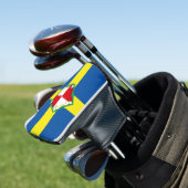 Vlag van Pembrokeshire Golf Head Hoesje Golfheadcover (Insitu)