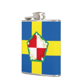 Vlag van Pembrokeshire Hip Flask Heupfles (Links)