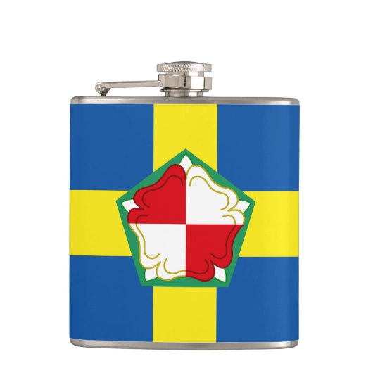 Vlag van Pembrokeshire Hip Flask Heupfles (Voorkant)