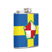 Vlag van Pembrokeshire Hip Flask Heupfles (Rechts)