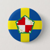 Vlag van Pembrokeshire Pinback-Button Ronde Button 5,7 Cm (Voorkant)