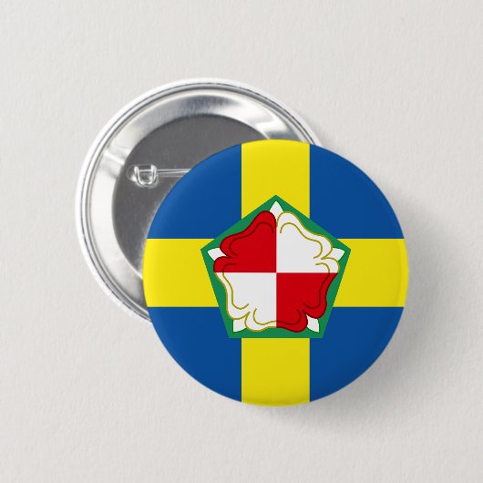 Vlag van Pembrokeshire Pinback-Button Ronde Button 5,7 Cm (Voorkant /achterkant)