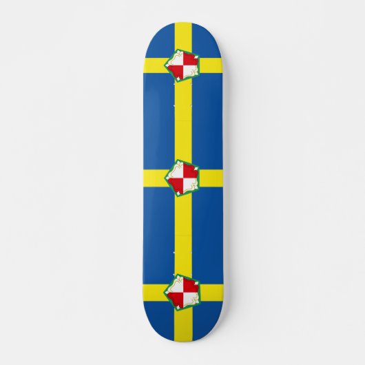 Vlag van Pembrokeshire Skateboard (Voorkant)