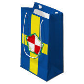 Vlag van Pembrokeshire Small Gift Bag Klein Cadeauzakje (Voorkant Gekanteld)