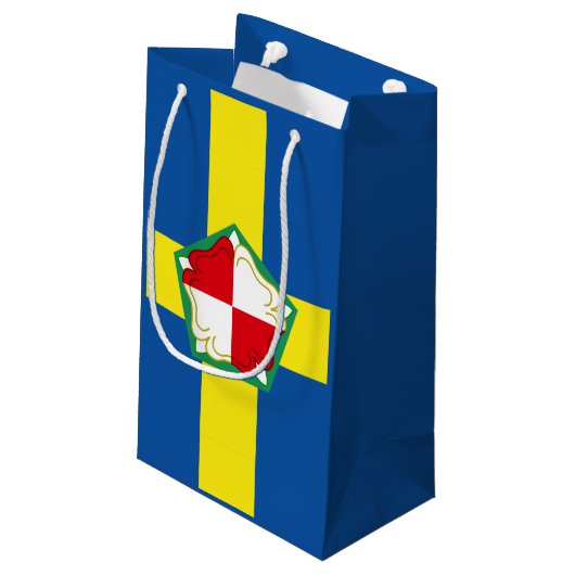 Vlag van Pembrokeshire Small Gift Bag Klein Cadeauzakje (Achterkant Gekanteld)