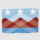 Vlag van Peoria, Arizona Golfhanddoek (Horizontaal)