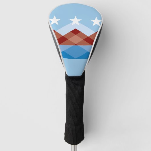 Vlag van Peoria, Arizona Golfheadcover (Voorkant)