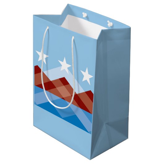 Vlag van Peoria, Arizona Medium Cadeauzakje (Achterkant Gekanteld)