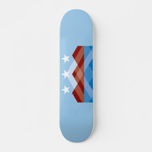 Vlag van Peoria, Arizona Persoonlijk Skateboard (Voorkant)