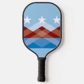Vlag van Peoria, Arizona Pickleball Paddle (Achterkant)