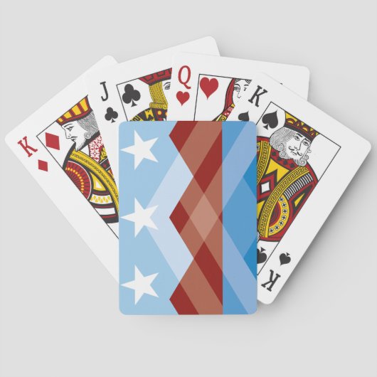 Vlag van Peoria, Arizona Pokerkaarten (Achterkant)