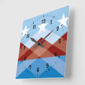 Vlag van Peoria, Arizona Vierkante Klok (Hoek)