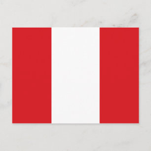 Vlag van Peru Briefkaart