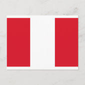 Vlag van Peru Briefkaart (Voorkant)