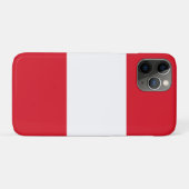 Vlag van Peru Case-Mate iPhone Case (Achterkant (horizontaal))