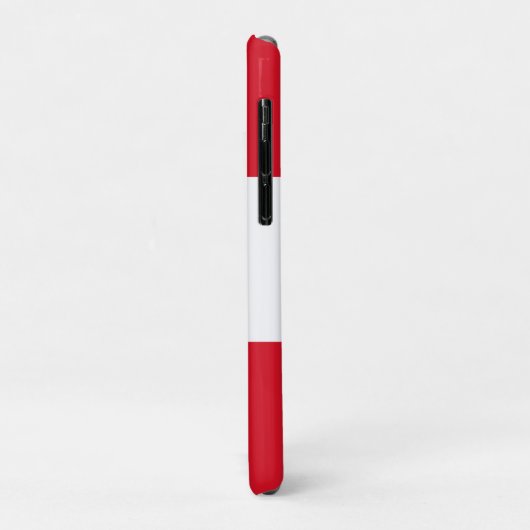 Vlag van Peru Case-Mate iPhone Case (Achterkant/links)