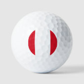 Vlag van Peru Golfballen (Voorkant)