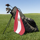 Vlag van Peru Golfhanddoek (Groen)